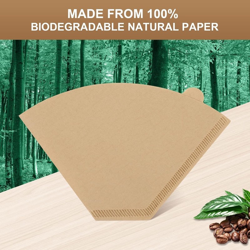 Effortless Brewing: Unbleached Coffee Filters, 100 Count for Moccamaster Models gallery