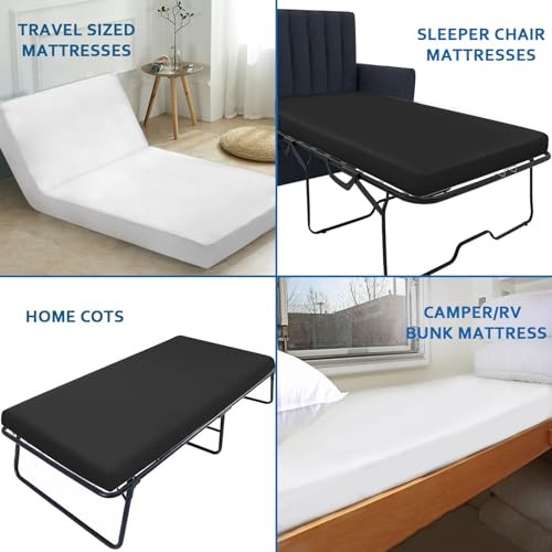 Cot Sheets 31" x 75", Cot Size Sheet Fitted with Cot Sheet 31" x 75" Black gallery