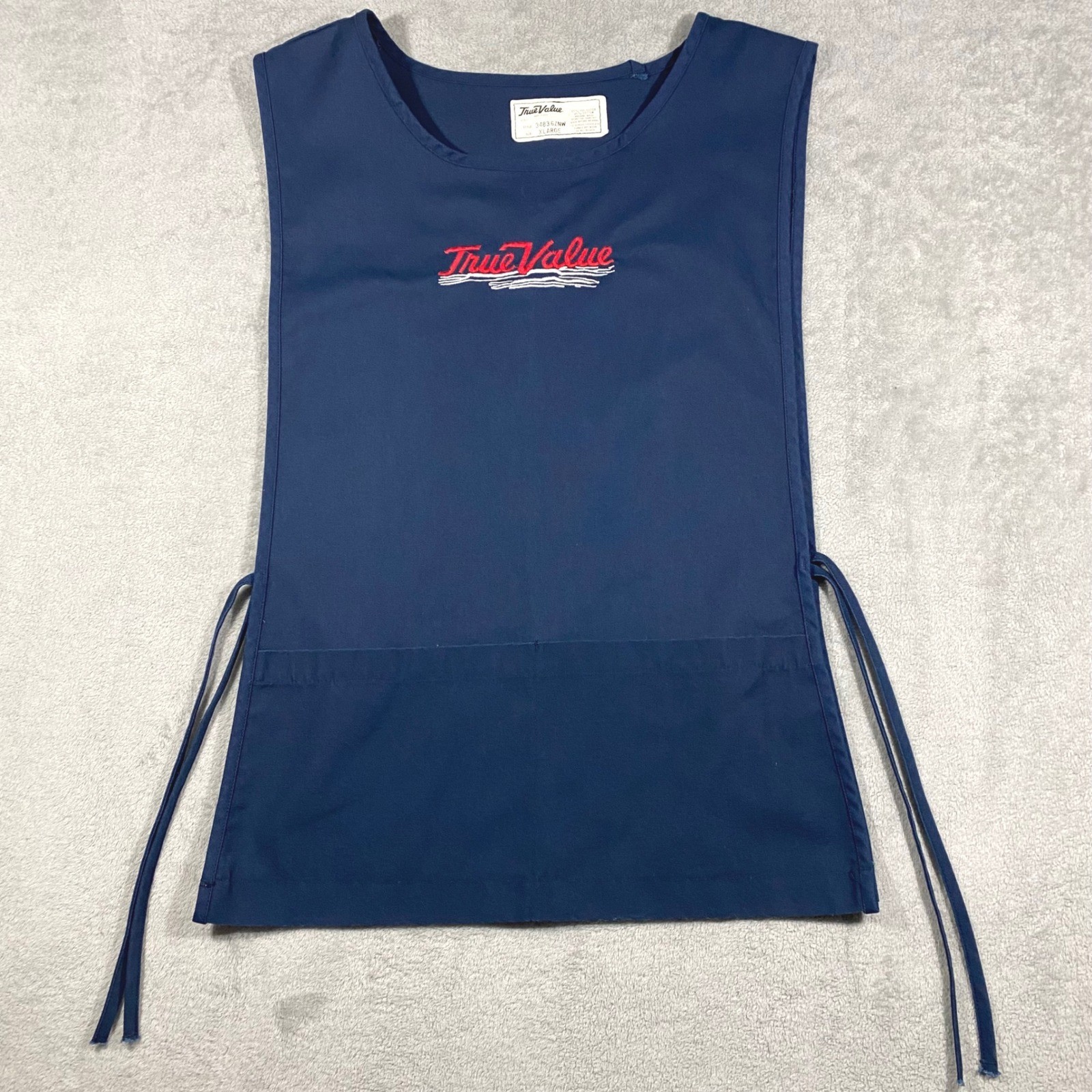 True Value Hardware Apron Vest Unisex XL Navy Blue Vintage Workwear 34836ZNW gallery