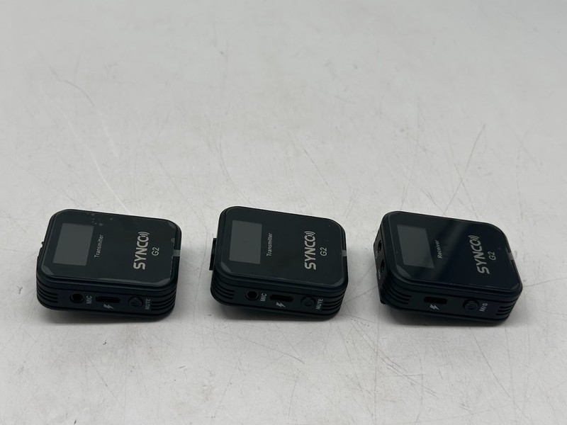 SYNCO Wireless Lavalier Microphone, G2(A2) 2.4G Dual Transmitter 48KHz 24Bit gallery