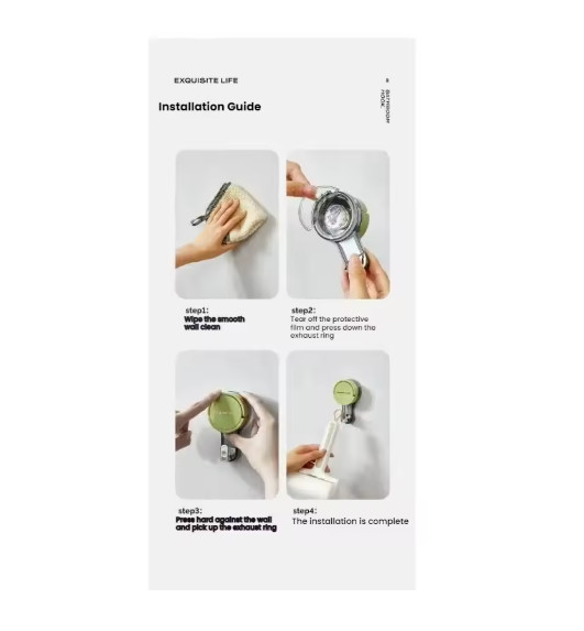Vacuum Suction Hooks for Home – Traceless gallery