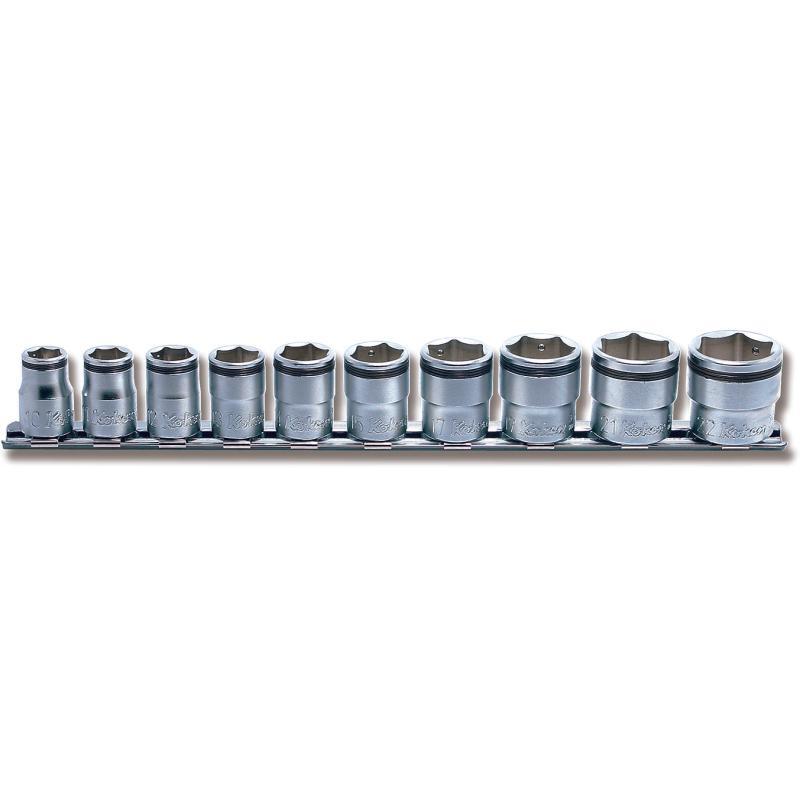 Koken RS3450M/10 3/8 Inch Sq. Dr. Socket set 8mm-22mm Nut Grip 10 Pieces gallery