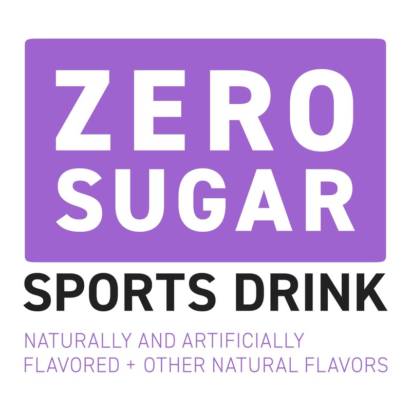 POWERADE Electrolyte Enhanced Zero Sugar Grape Sports 20 Fl Oz (Pack of 8) gallery