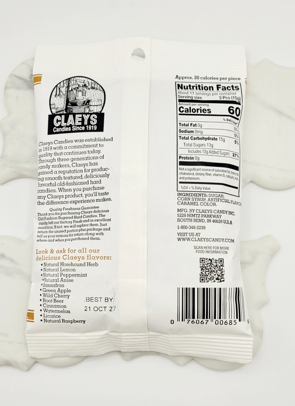 Claeys Root Beer Sanded Candy Drops Hard Candies Natural Gluten Free 6oz gallery