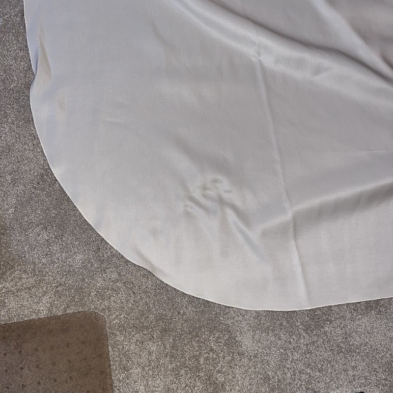 BBJ Linens Nylon Professional Tablecloth 108” X 156” (9’x13’) In Off-White gallery
