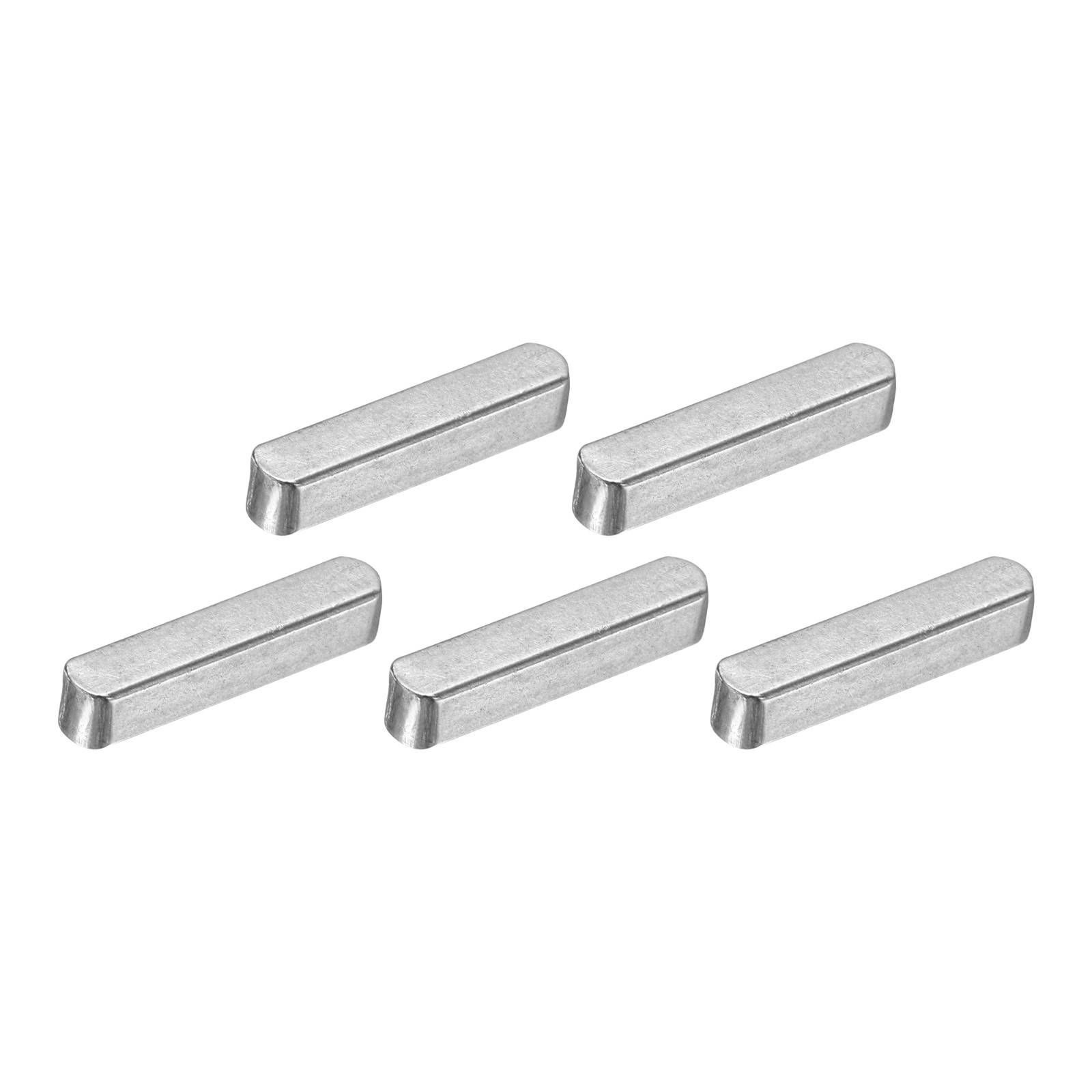 5Pcs Round Ended Feather Key 4x4x20mm Carbon Steel Parallel Drive Shaft Keys gallery