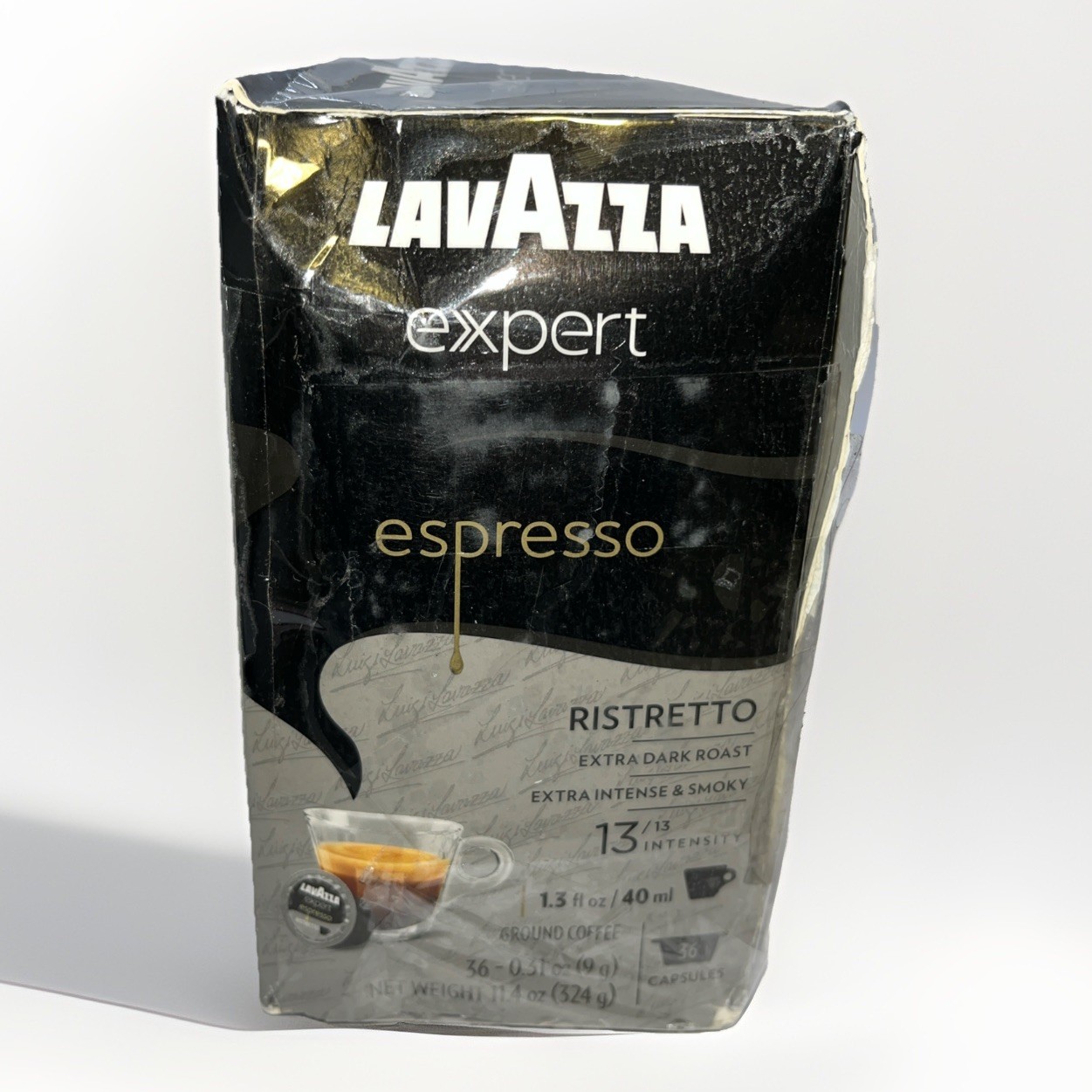 Lavazza Espresso Maestro Ristretto 36 Aluminum Capsules BB 08/30/2026 OPEN BOX gallery