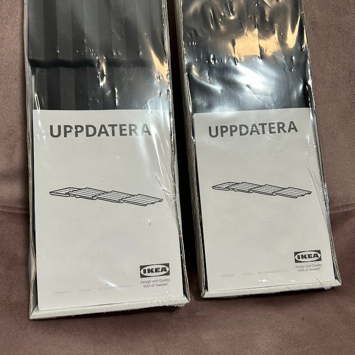NEW Ikea UPPDATERA Drawer Spice Rack Storage Black Anthracite 6" x 20” 15 x 50cm gallery