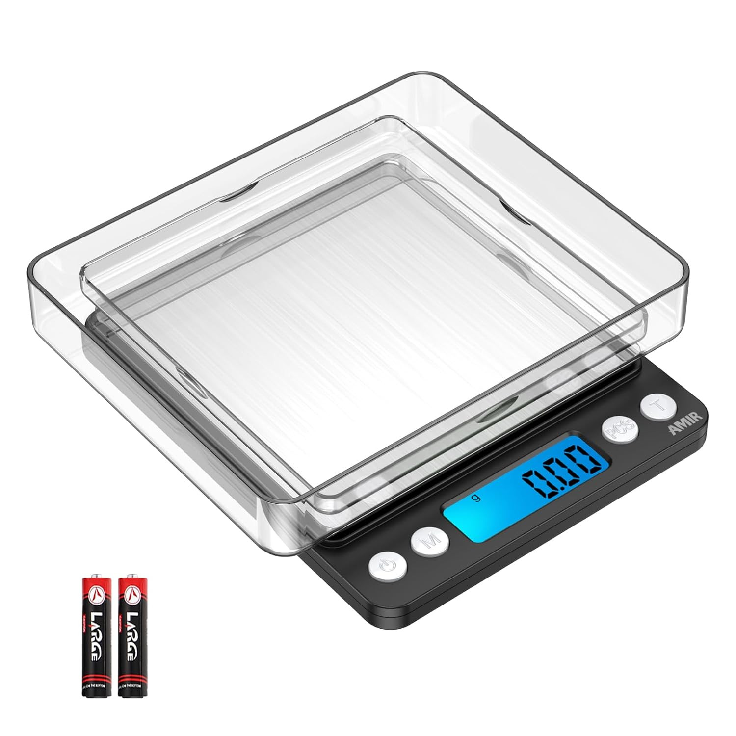 AMIR Digital Kitchen Scale, 500G/0.01G Mini Pocket Jewelry Scale, Cooking Food S gallery