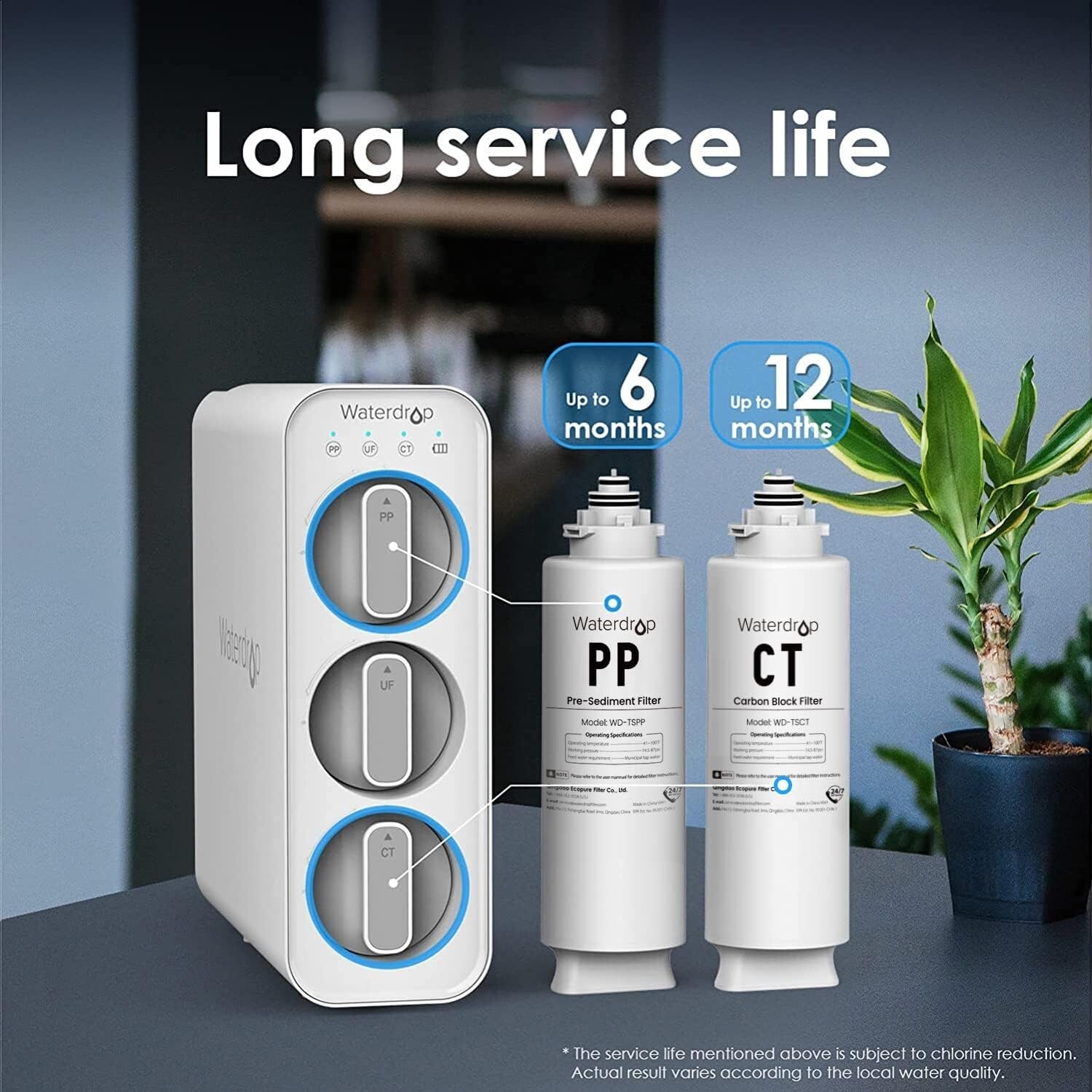 Waterdrop TSC Under Sink Water Filter System,USA Tech,Smart Filter Life Reminder gallery