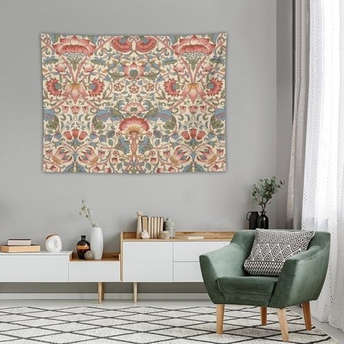 Focusbrite William Morris Tapestry, Vintage Rustic Art 30"L x 40"W Morris-1 gallery