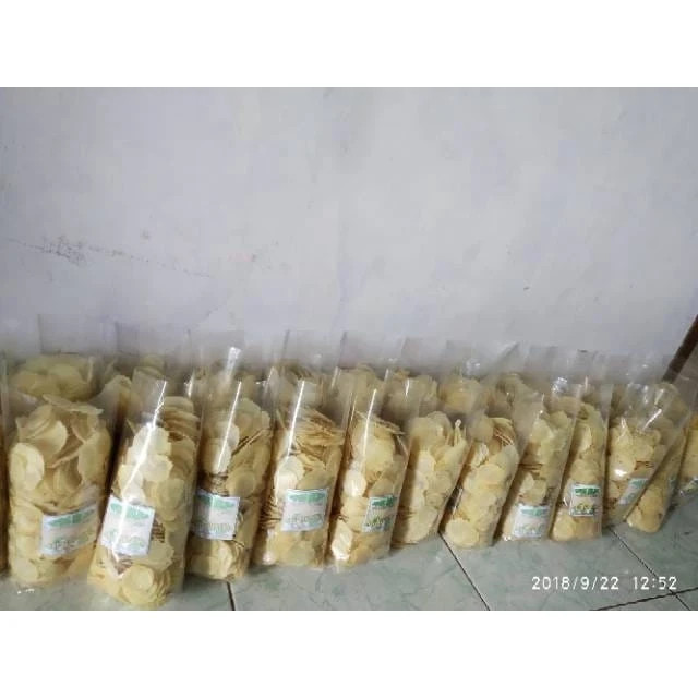 ORIGINAL SUPER THIN RAW MELINJO EMPING READY TO FRY 1KG gallery