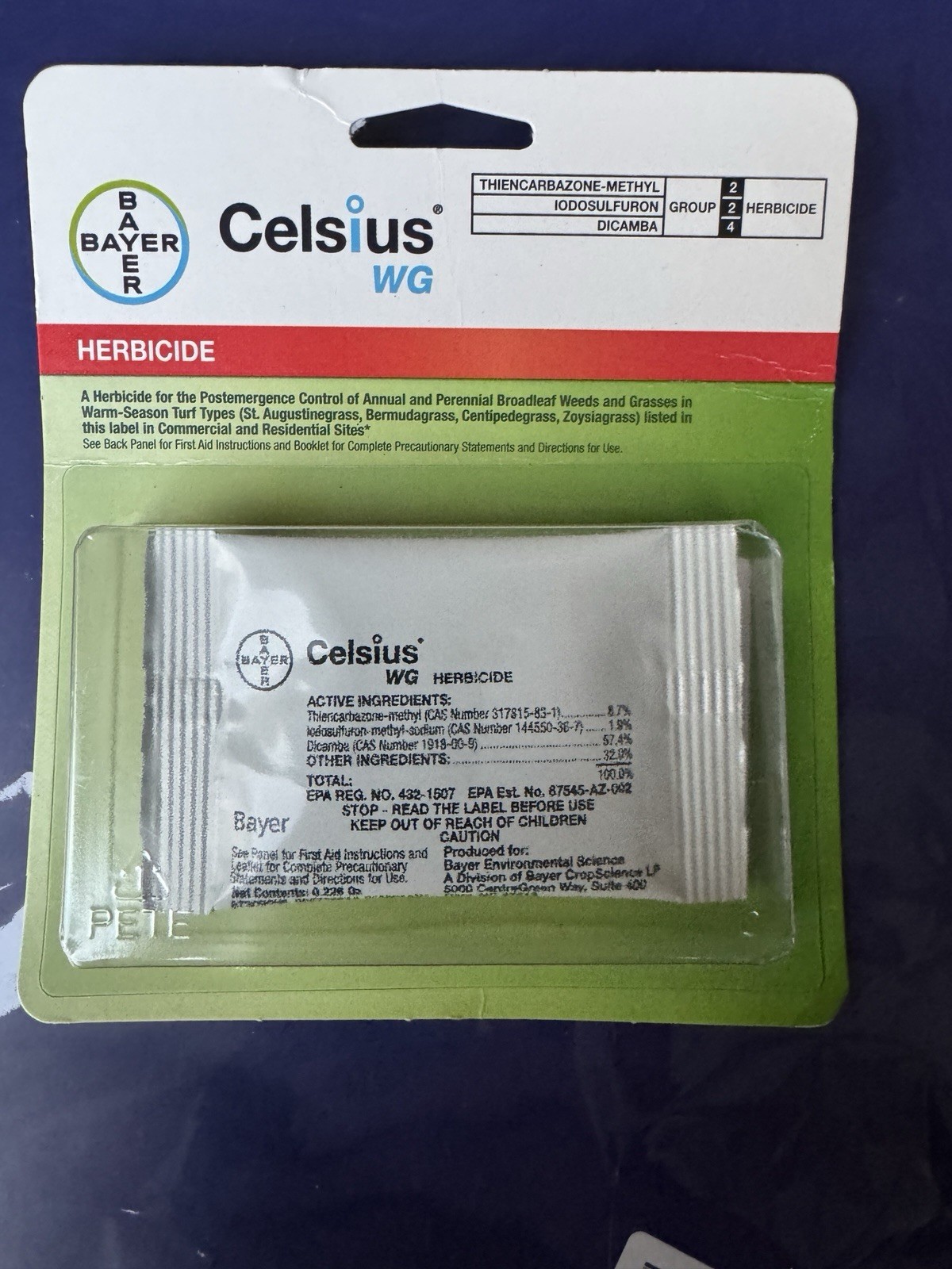 Celsius WG - Single dose 0.226 oz Easy Mix Packet - Post Emerge Weed Control FS gallery