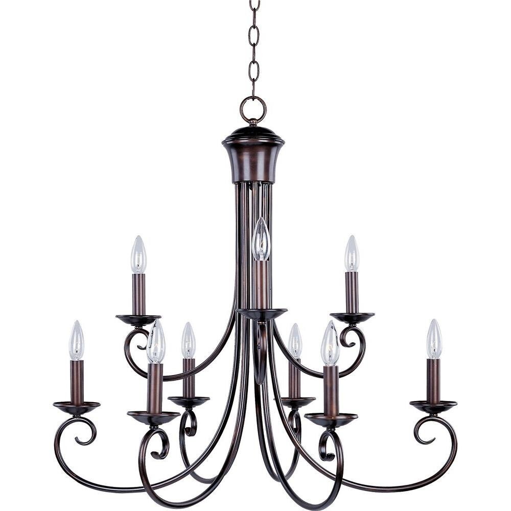 Maxim Lighting 9-Light 2-Tier Chandelier Oil Rubbed Bronze 70006OI gallery