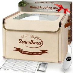 Extra Large Folding Bread Proofing Box, Dough Proofer 68-104°F Temp Control