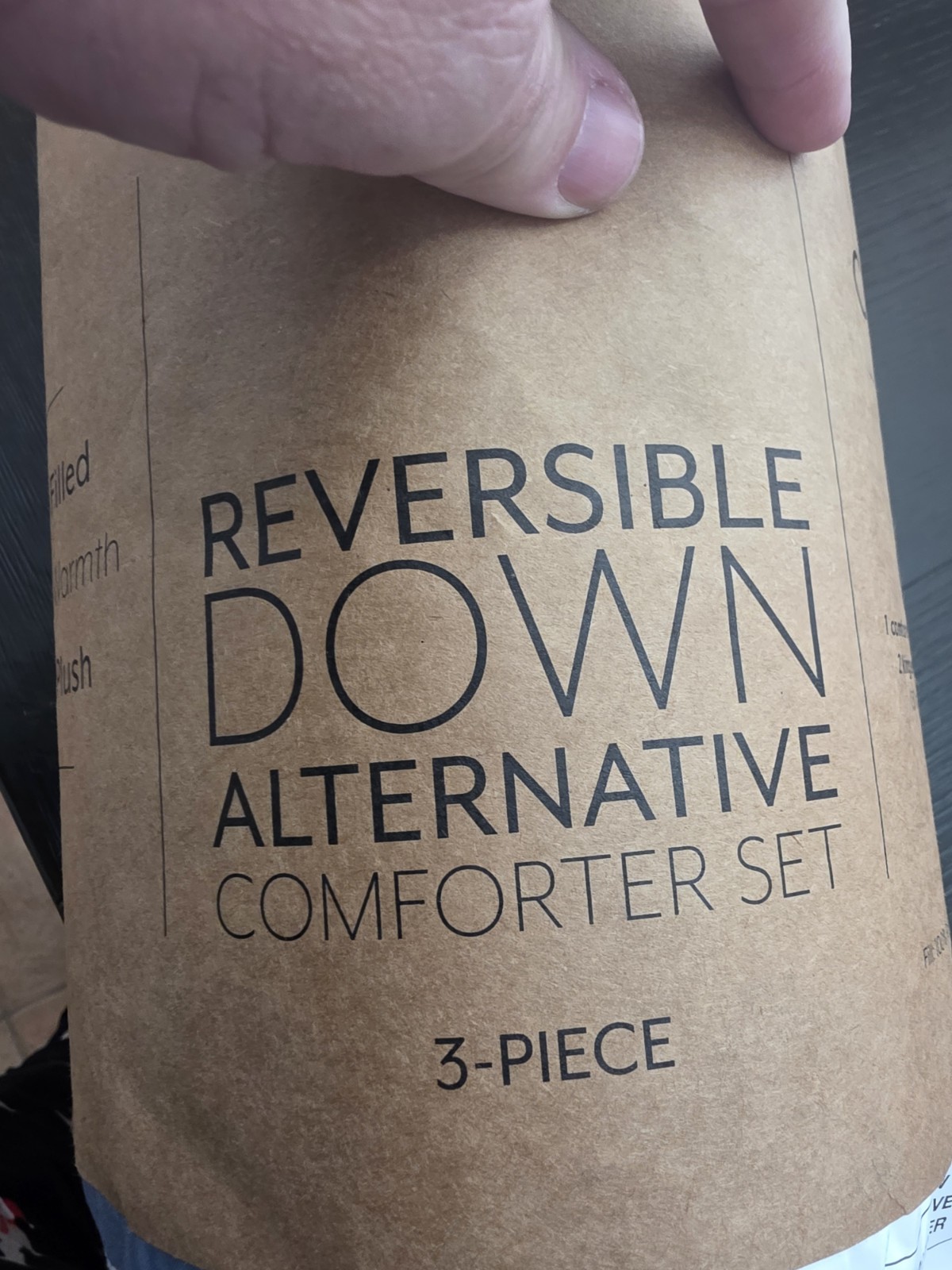 Kaycie Gray Fashion 3PC Reversible Comforter Set - All Season Down Alternative gallery
