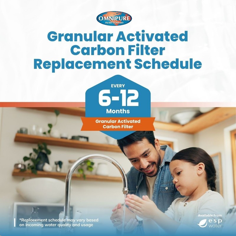 Omnipure K2333 Inline Carbon Filter GAC T33 2" x 6" gallery