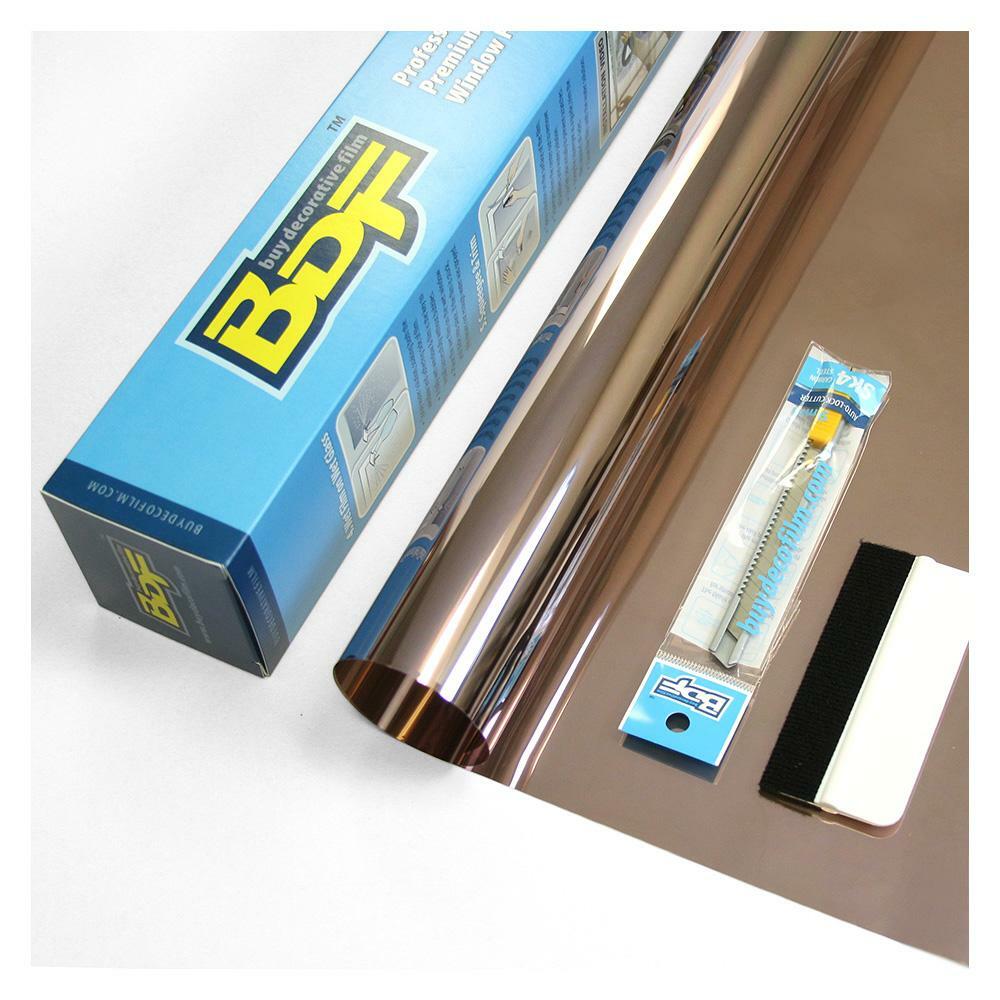 BDF BRZ20 Window Film Bronze Reflective Sun Control and Daytime Privacy (Dark) gallery