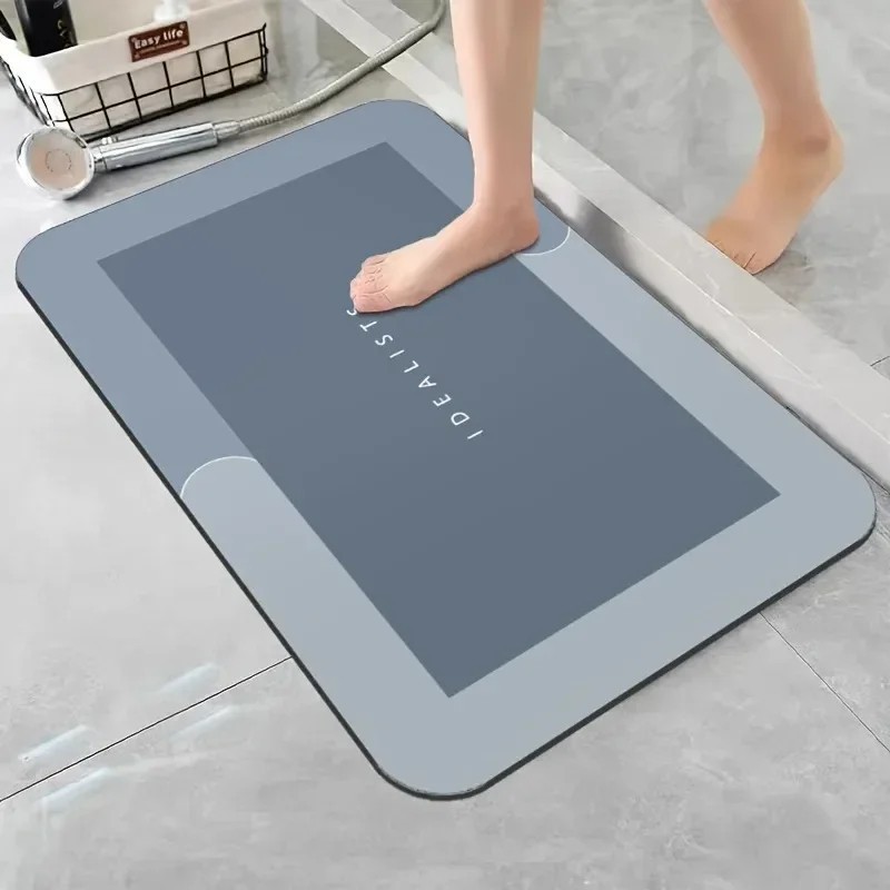 SUPER Water Absorbent Bath Mat Non-Slip Quick Dry Bathroom Shower Rug 24"/32" gallery