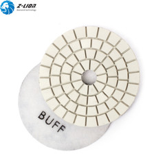 2Pcs 4” BUFF Diamond Polishing Pads Grinding Pads Dry for Granite Stone Polisher