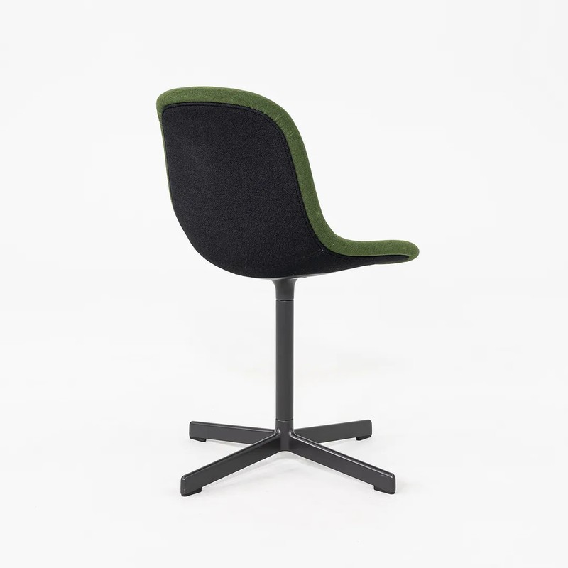 2020s Hay Neu 10 Dining Chairs with Forest Green Fabric 6x Available gallery