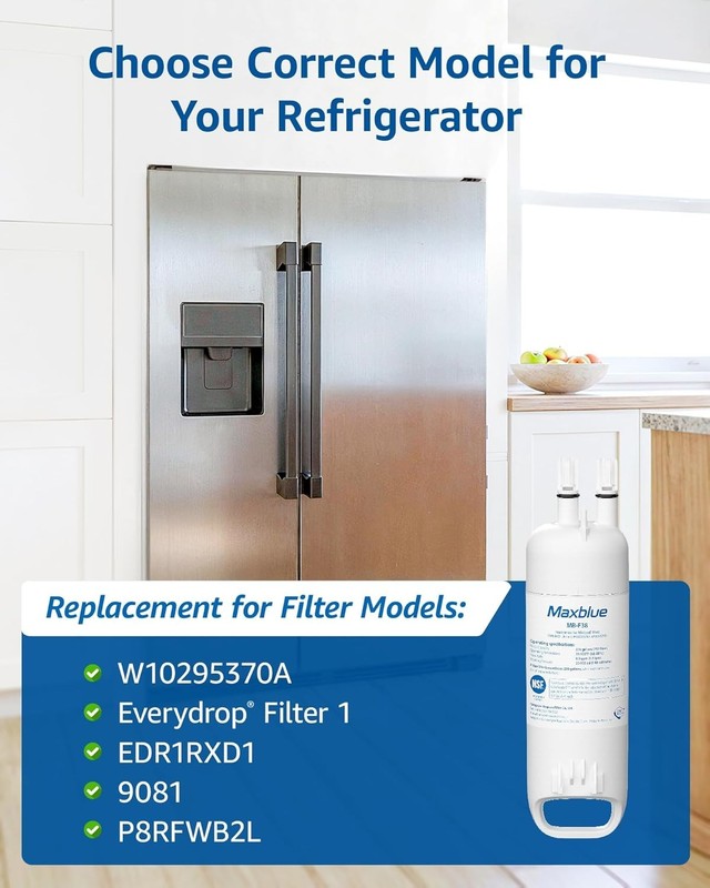 Maxblue Refrigerator Water Filter Replacement for Kenmore® 46-9081, (3) gallery