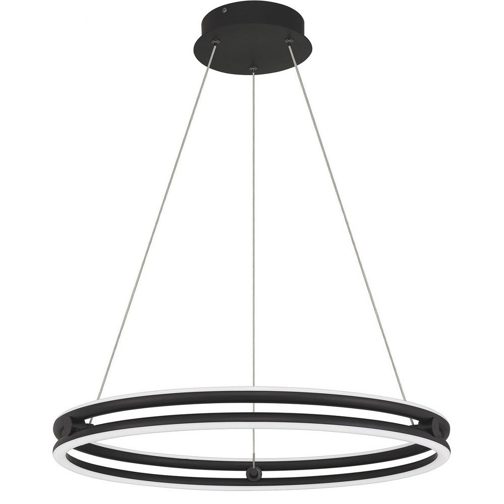 Graves - 47W 1 LED Pendant in Transitional style - 24 Inches wide by 2.25 Inches gallery