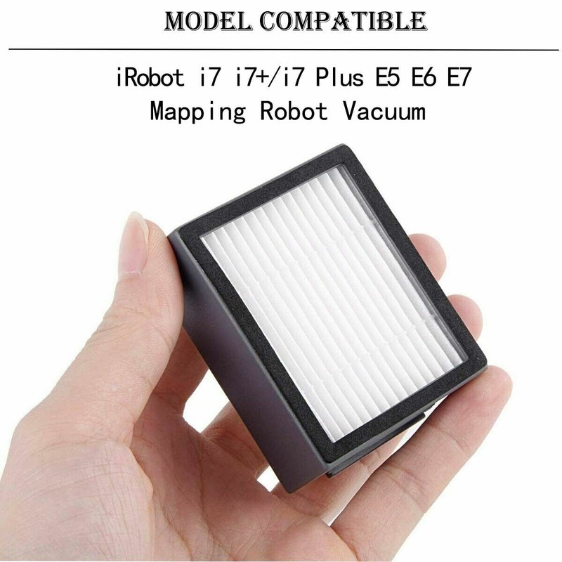 9 x Replacement Filter for iRobot E5 E6 E7 i1 i2 i3 i4 i5 i6 i7 Roomba i/E gallery