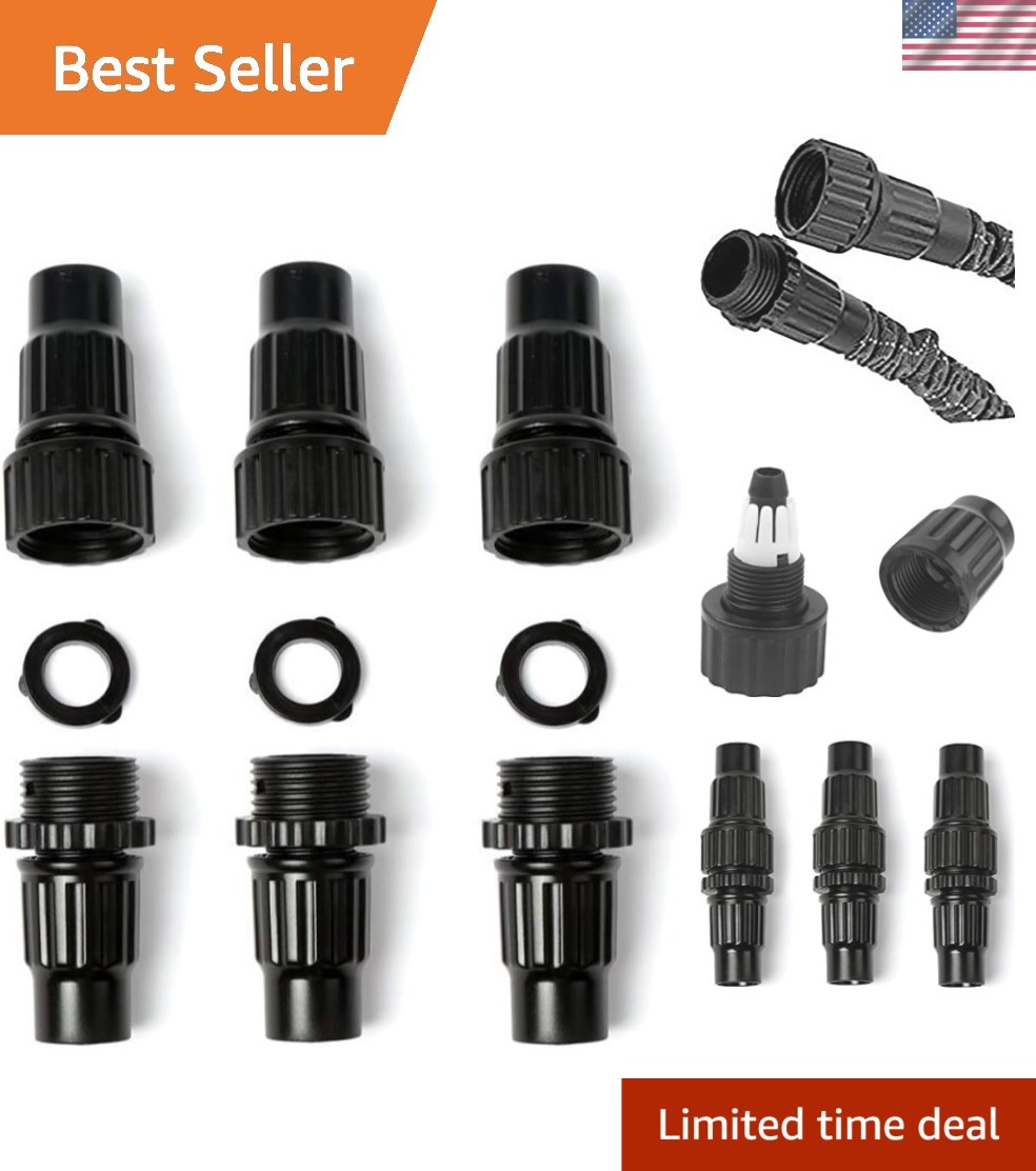 Comprehensive 9-Piece Hose Repair Kit with Brass Connectors - Easy Installation gallery