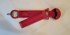 Multi-Function Retractable Jar Lid & Bottle Opener NIB You Choose RED or BLACK