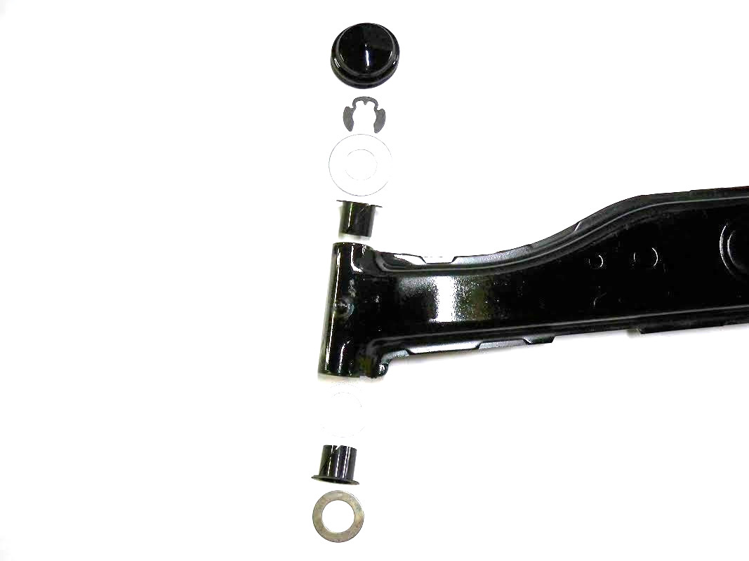 Front Axle w/ Hardware for Craftsman, Poulan: 154427, 175131, 195673, 418168 gallery