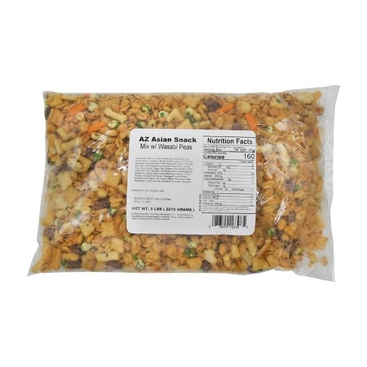 Azar Nut Asian Snack Mix with Wasabi Pea, 5 Pound, 2 per case gallery