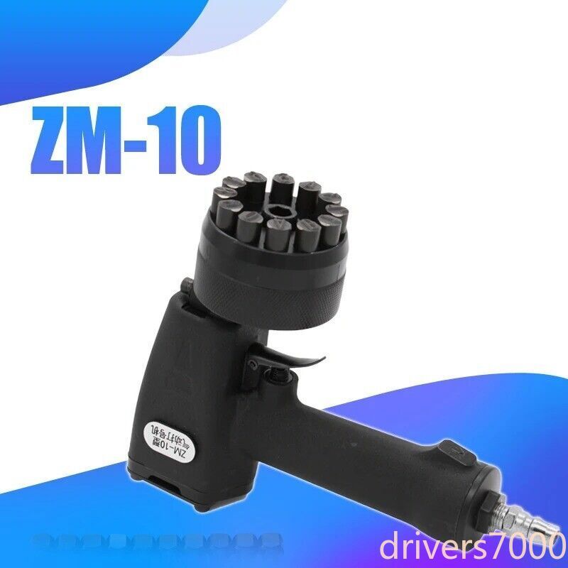 Metal Plate Coder Marker 0-9numbers Portable Pneumatic Impact Marking Machine gallery