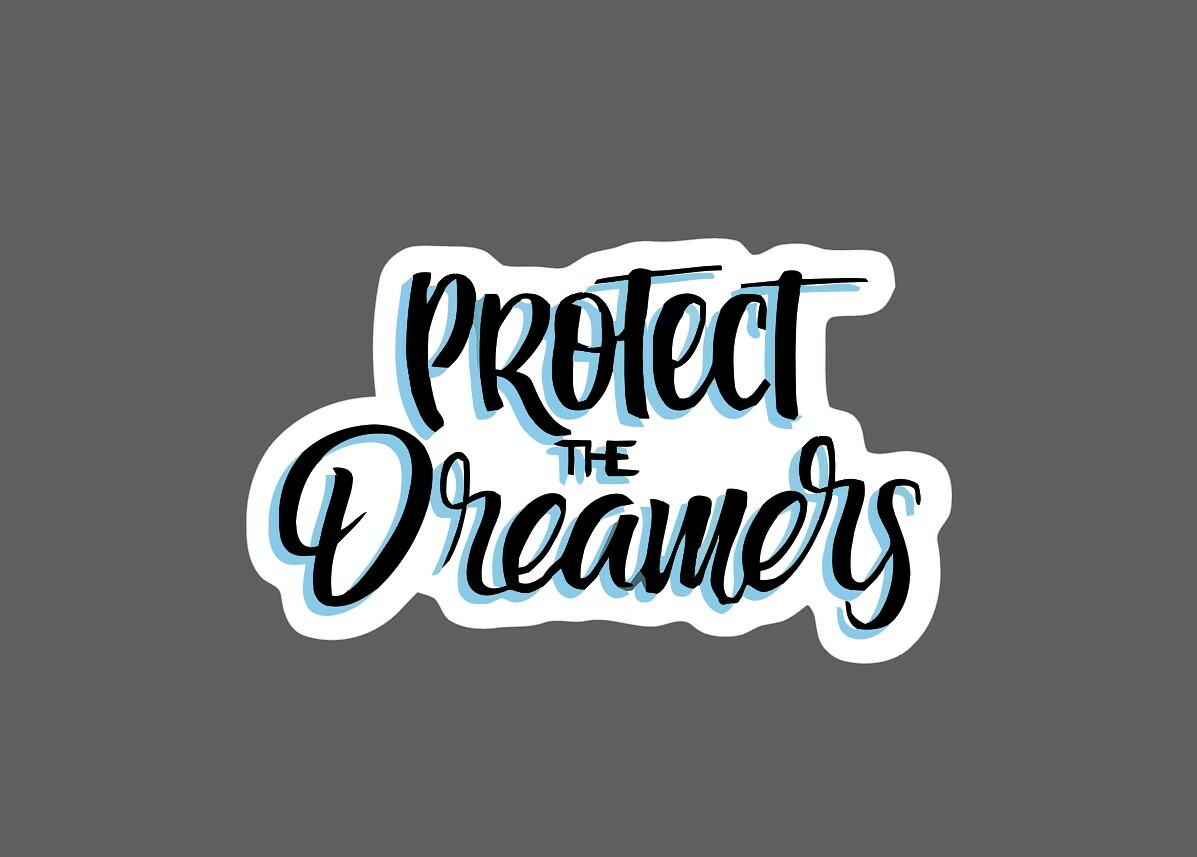 Protect The Dreamers Sticker Waterproof - Buy Any 4 For $1.75 Each Storewide! gallery