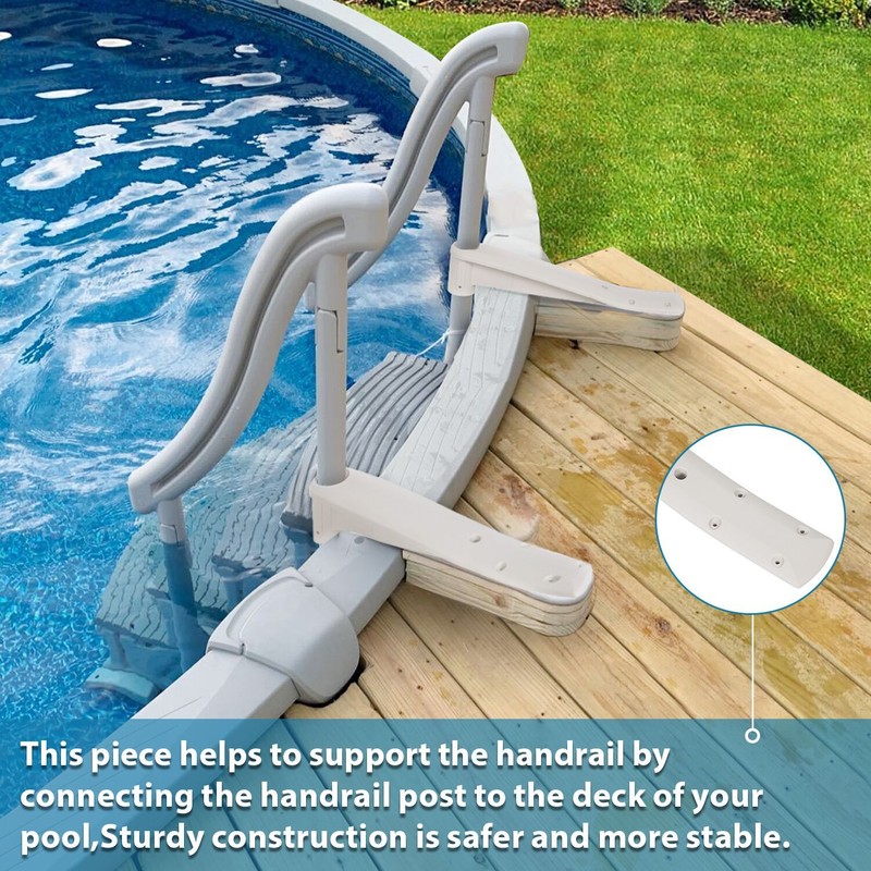 Replacement Deck Mount Support For Above Ground Drop-In Swimming Pool Step gallery