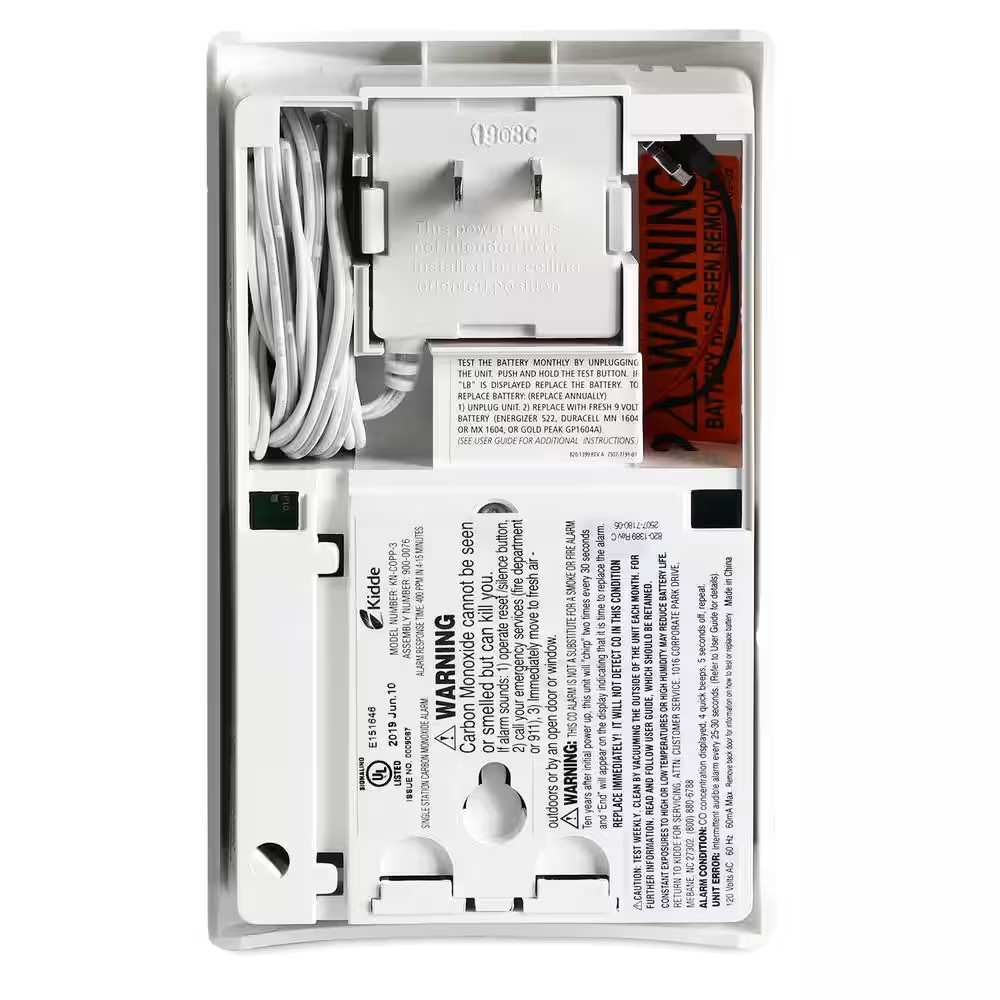 Kidde Firex Plug In Carbon Monoxide Alarm Detector w/ Battery Backup gallery
