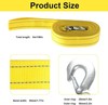 Tow Straps Heavy Duty with Hooks, 2" x 16.4 Ft, 13,227 lbs Heavy Duty ATV Car To gallery