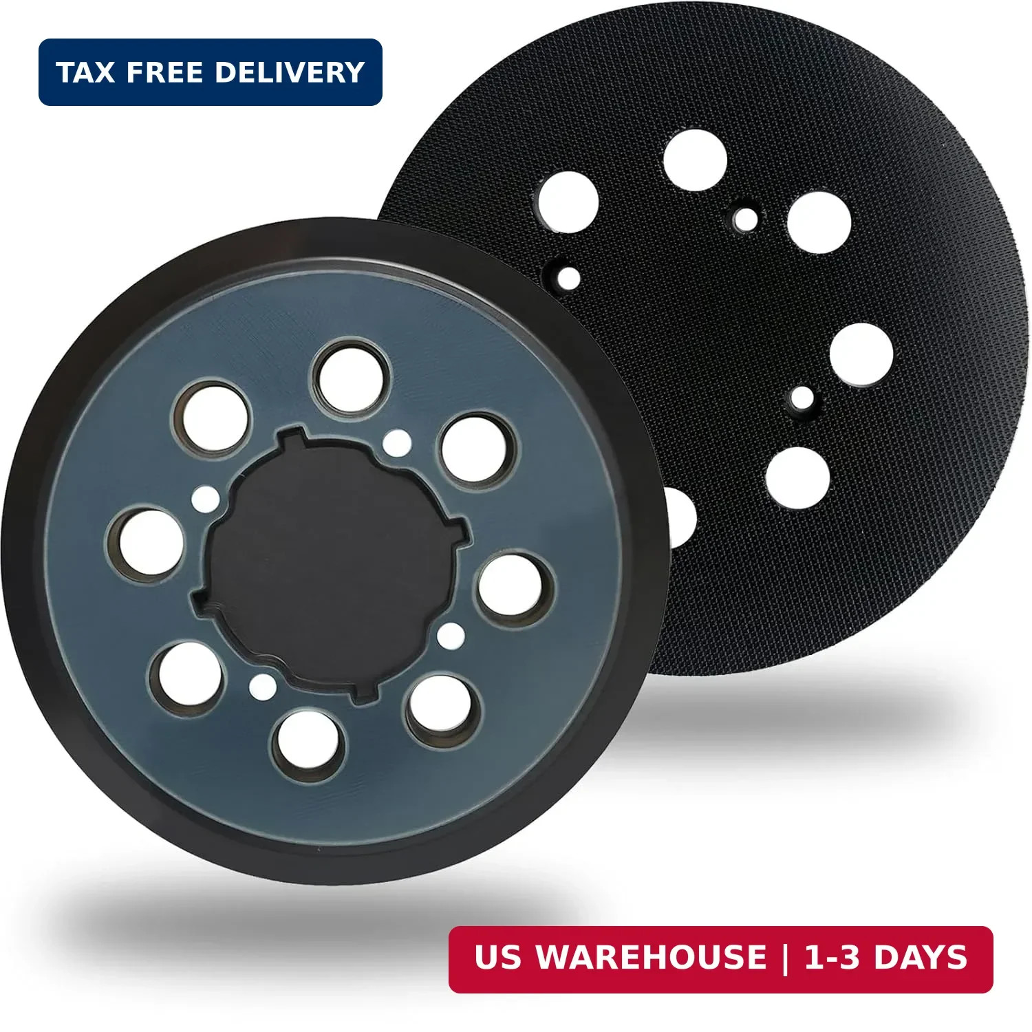 5 Inch Replacement Sander Pad for Craftsman CMCW220B & CMEW231 Sander - 5" 8 Hol gallery