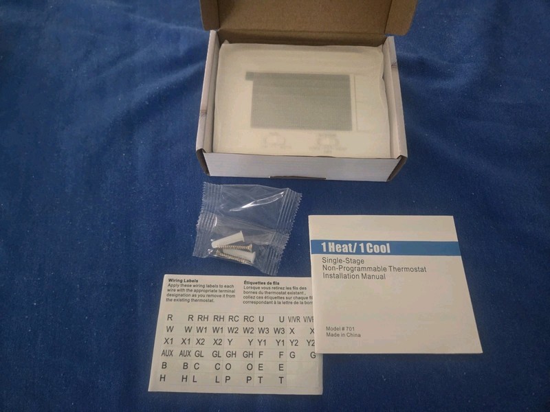 AW701 Non Programmable Thermostat for Home 1 Heat/ 1 Cool Single-Stage System gallery
