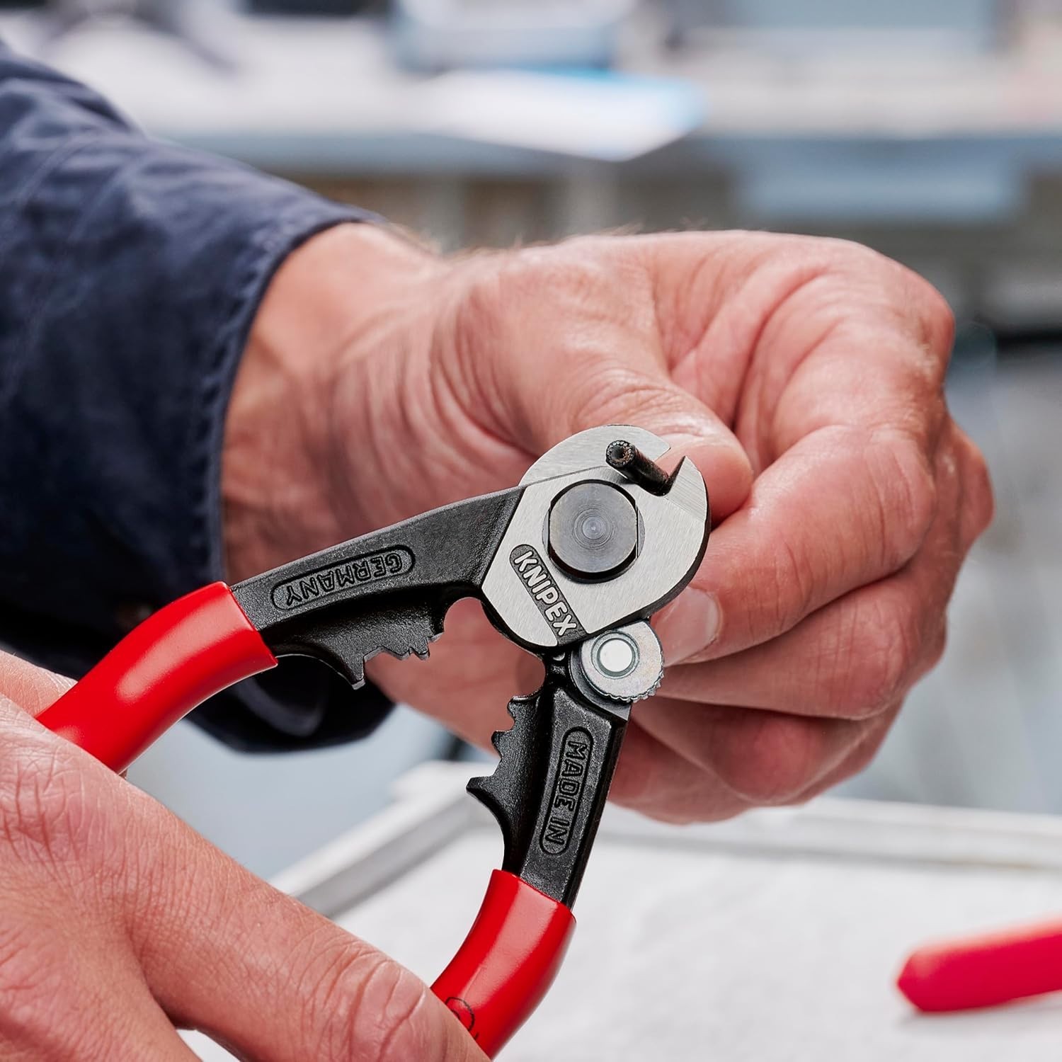 Knipex Tools 95 61 190 SBA Wire Rope Cutters, 7-1/2 inches gallery