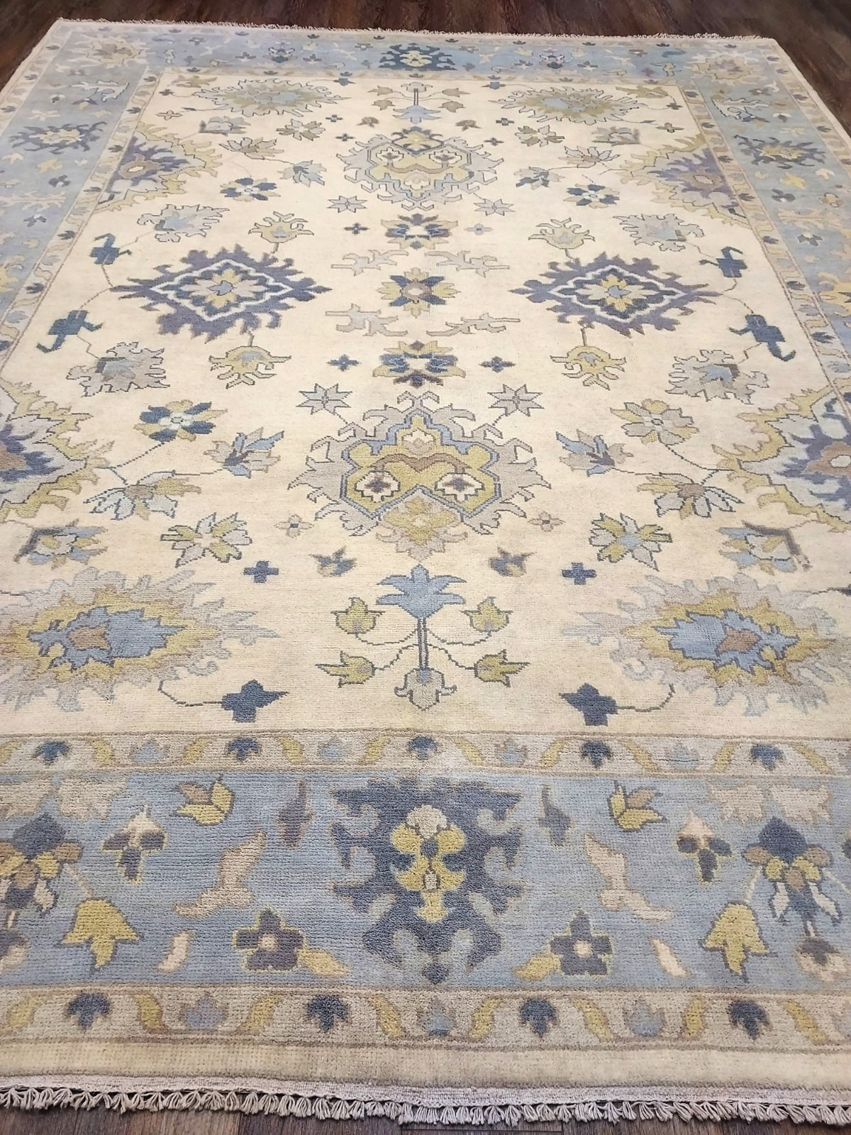 Turkish HandMade Bohemian Tradition Royal Design Turkish Rug 9x12 Ft gallery