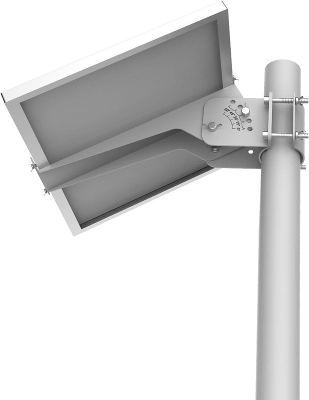 Adjustable Solar Panel Pole Mounting Bracket Rack Kit for 20W 30W Solar Panel - gallery