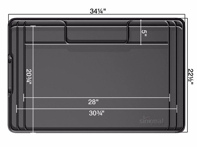 WeatherTech SinkMat - Spill-Proof Under Sink Mat - Holds 1 Gallon - USA gallery