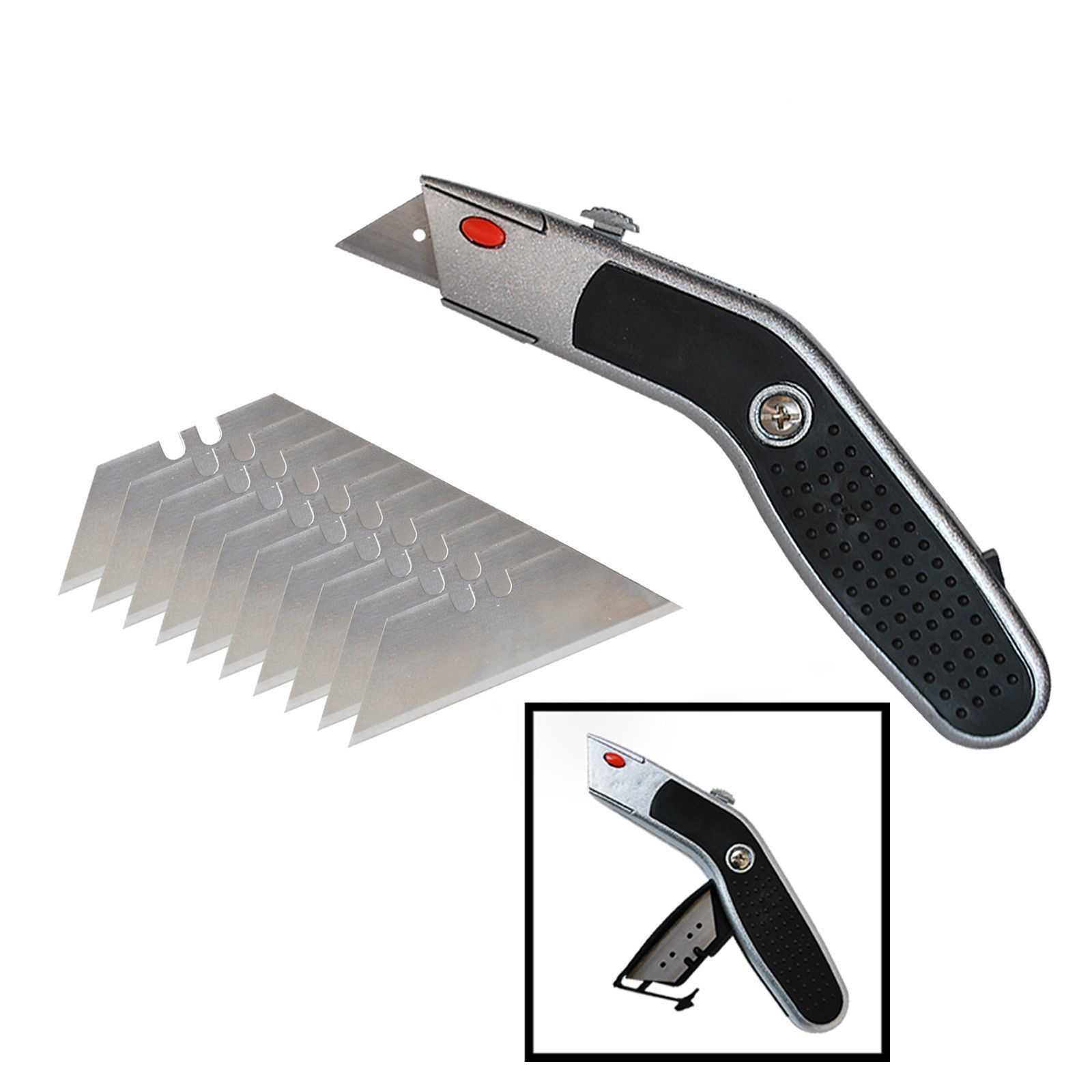 CONSTRUCTOR Retractable Heavy Duty Utility Knife with Extra Blades Free Shipping gallery