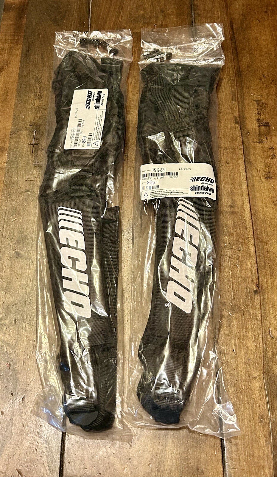 NEW Genuine ECHO Shoulder Harness Kit LH & RH PB-580 P021048251 P021048261 OEM gallery