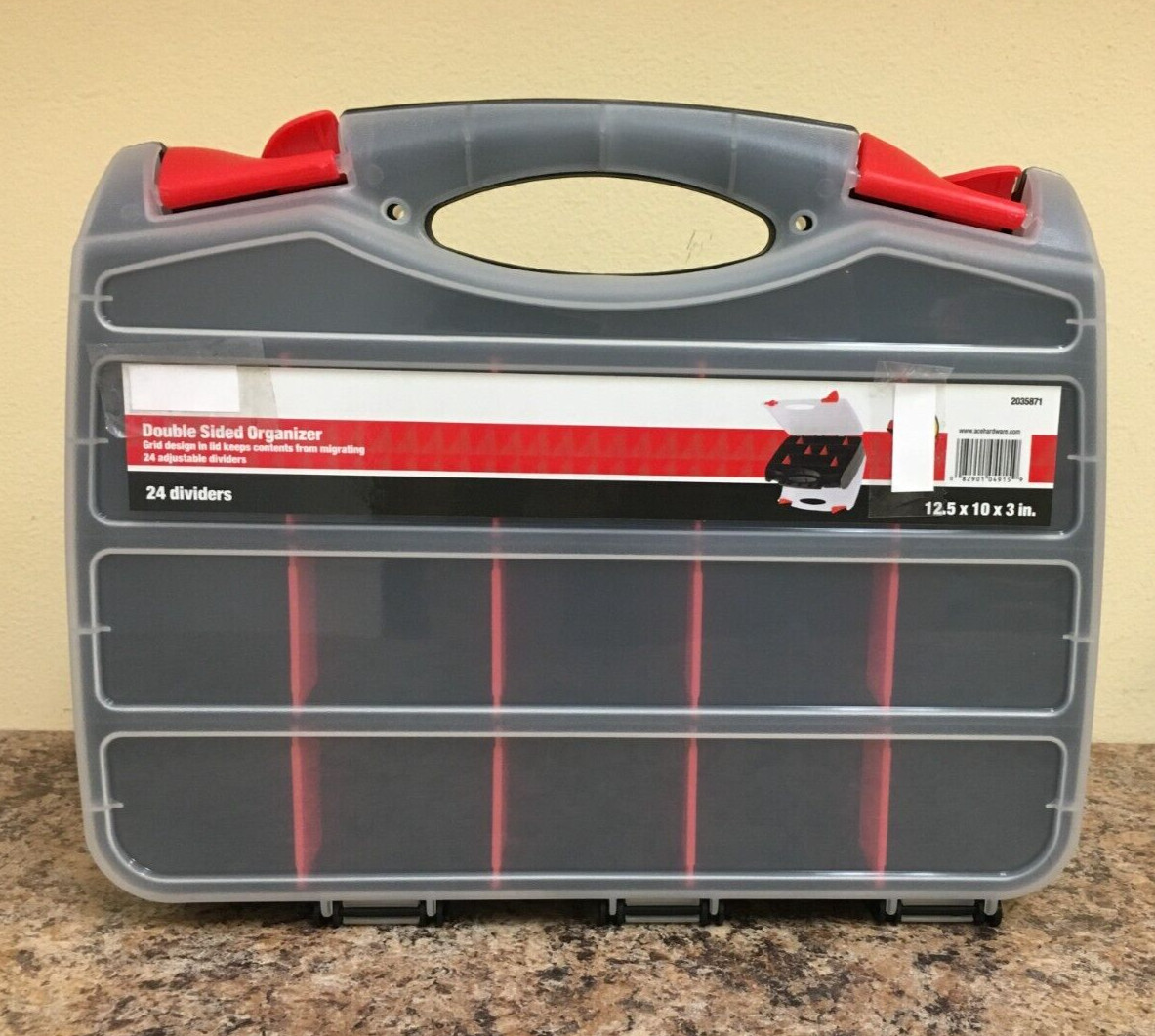 Double Sided Storage Organizer with 32 Compartments & Removable Dividers gallery