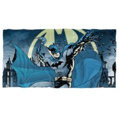 Batman Heed The Call Closeup Officially Licensed Beach Towel 30″x60″