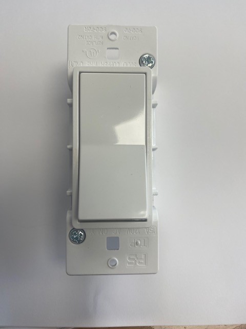 MOBILE HOME PARTS SELF CONTAINED PADDLE (TOGGLE) LIGHT SWITCH - WHITE gallery
