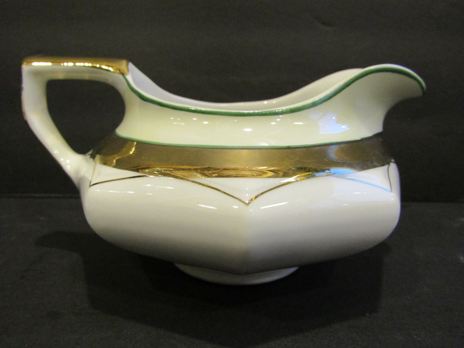 DEVON CHINA Creamer Guaranteed 22 Kt Gold~First Quality gallery