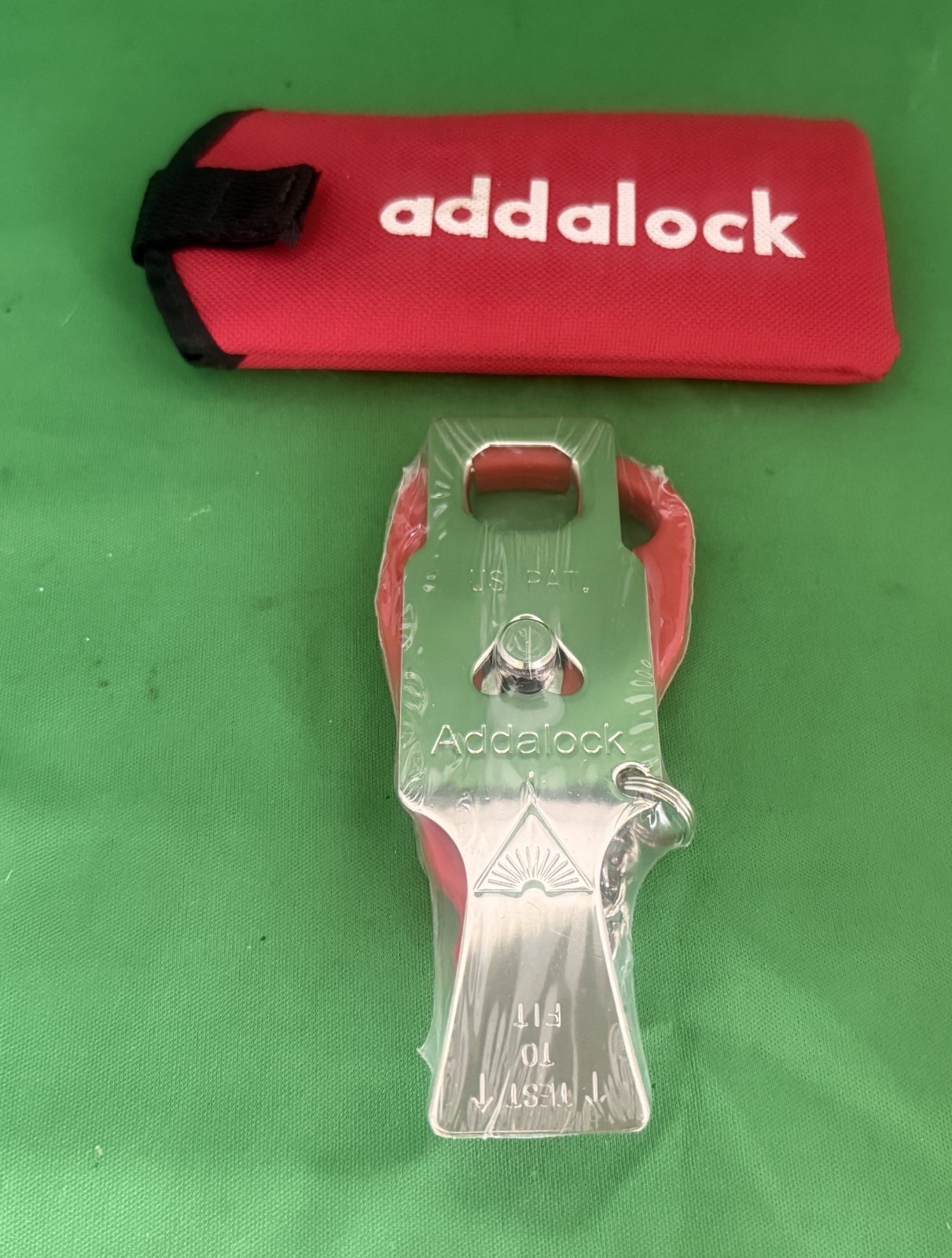 Addalock Portable Door Lock, Travel Safety Lock, One Piece Design, Case,New gallery